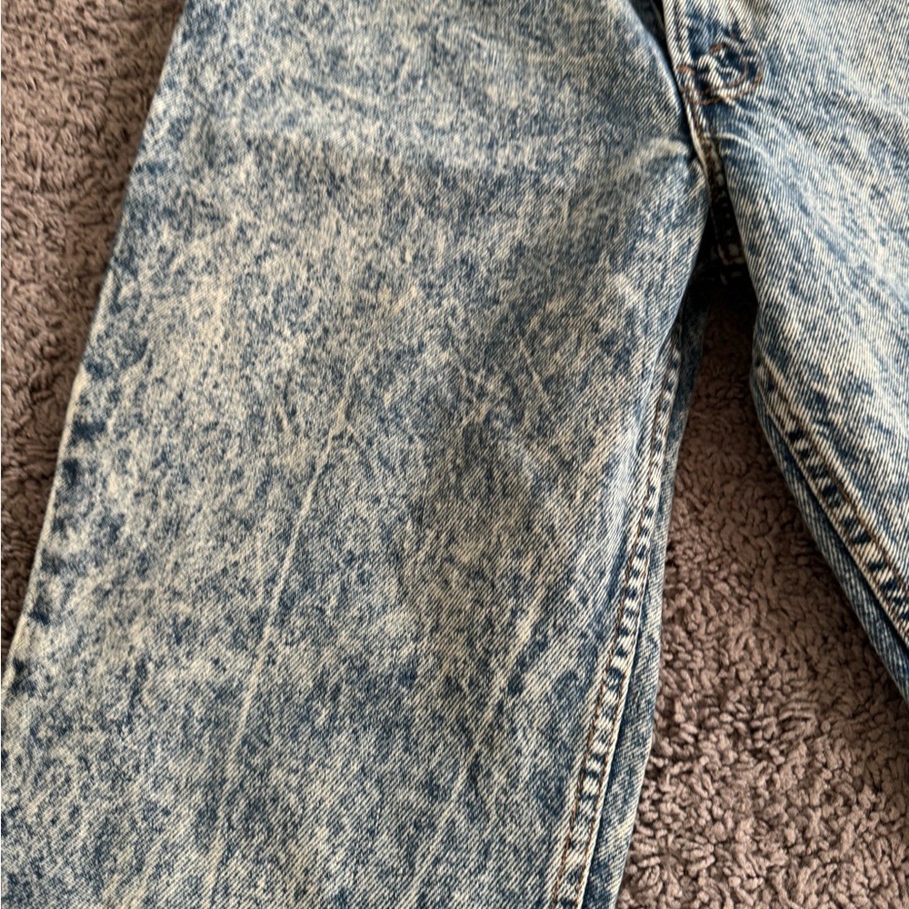 Vintage Levi’s 505  orange tab acidic wash jeans - Picture 7 of 8